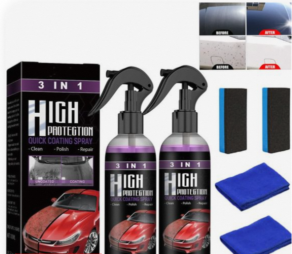 High Protection Quick Car Coating Spray: Shine On, Wash Less插图1