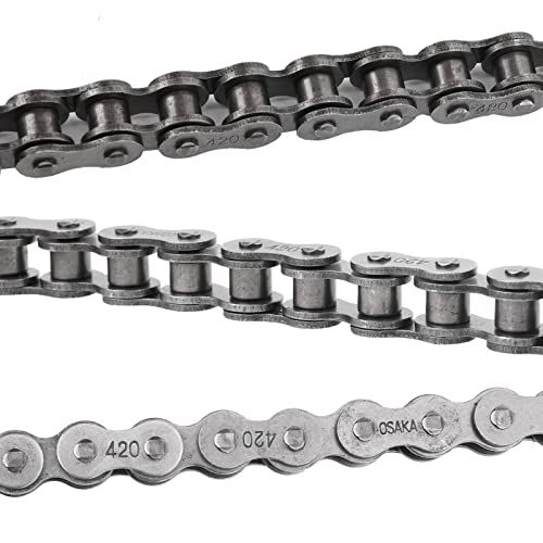 Adjuster bolts: loosen, move to align chain, tighten, check slack