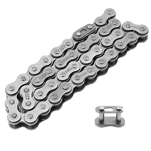 Adjuster bolts: loosen, move to align chain, tighten, check slack